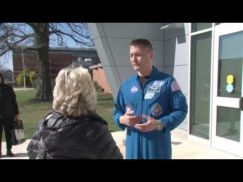 NASA Astronaut Kjell Lindgren visits DuVal HS