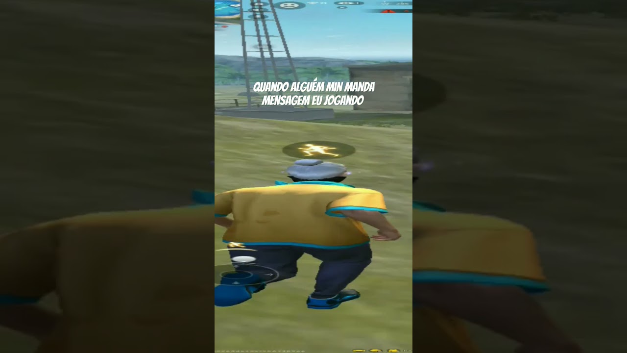 quando alguém me manda mensagem eu jogando