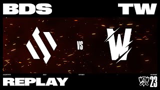 Worlds 2023 - Play-In Day 2 // BDS vs TW