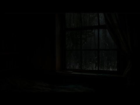 Rain Sound On Window with Thunder SoundsㅣHeavy Rain for Sleep, Study and Relaxation, Meditation ☔