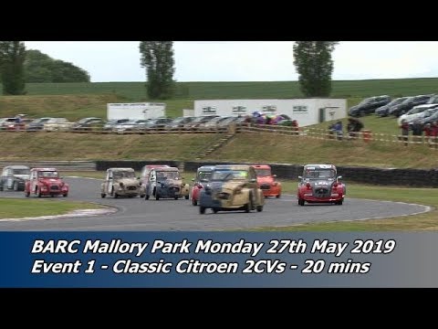 BARC Classic Citroen 2CV Championship Mallory Park 27th May 2019