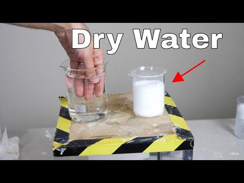 How to Make Dry Water...Weird Experiment Makes Water That's Not Wet