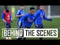 Aubameyang looking sharp and Martinelli is back! | Behind the scenes at Arsenal training centre