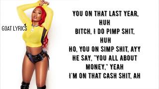 Megan Thee Stallion - Cash Shit ft DaBaby Lyrics Megan Thee Stallion - Cash Shit ft DaBaby Lyrics