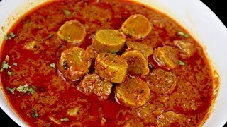 इतनी स्वादिष्ट बेसन गट्टे की सब्जी जो मुँह में जाते ही घुल जाये और स्वाद भूल न पायें| Gatta ki Sabji