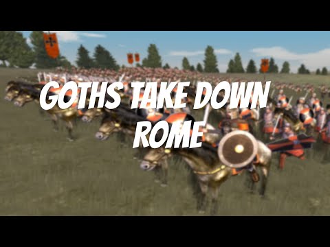 Rome Total War: Barbarian Invasion - Goths Campaign (Destroying The Roman Empire)