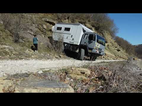 Albania SH 74 - Adventures in the mountains on the road SH 74.
