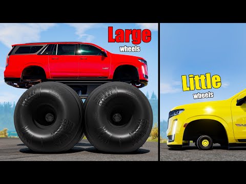 Large vs Little Wheels #33 - Beamng drive