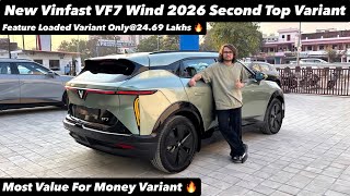 New Vinfast VF7 Wind 2026 | PREMIUM EV ONLY@24.69 LAKHS | Full review 😍🔥 