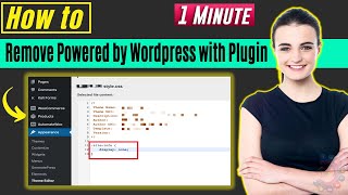 How to remove powered by wordpress with plugin 2024