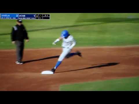 UCLA baseball's Jake Palmer hits home run vs. UC Santa Barbara