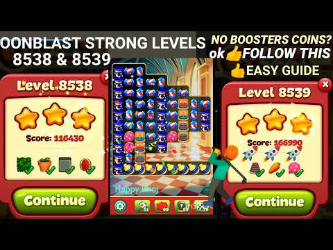 toon blast LEVELS 8538|8539 👍EASILY✨🏃🦖