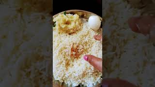Download lagu Hot Boiled Rice and Ghee with Boiled Egg🥚🥚#shorts mp3