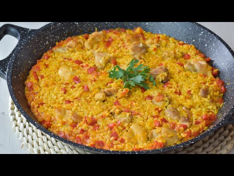 Arroz con pollo, fácil y sabroso