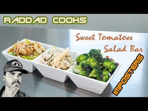 Youtube Chef Recreates 3 Salad Recipes From Sweet Tomatoes Buffet. Tuna Tarragon, Wonton Happiness..