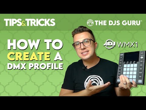 🤓How to make a custom DMX profile on the ADJ Wolfmix WMX1 Controller | Step-by-step Guide