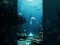 Sunken City Found at 3000m? | 4K ASMR Deep Sea Dive #shorts #ocean #mystery #atlantis #relaxing