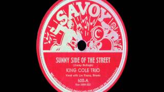 78 RPM: The King Cole Trio - Sunny Side Of The Street