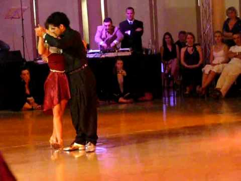  Sebastian Arce  and  Mariana Montes  are  dancing  to  the  tango  "  Bandoneon  "