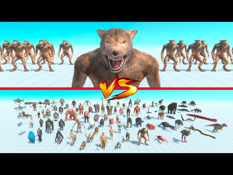 200 Werewolves vs All Units - Animal Revolt Battle Simulator