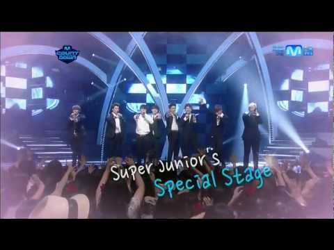 120802 Mnet  M!CountDown Super Junior Special Stage  - Mr. Simple + Sexy, Free & Single + SPY