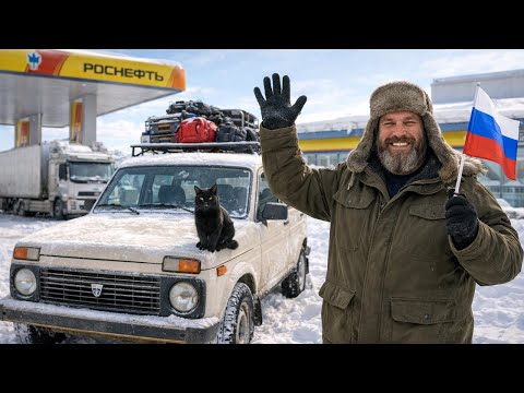 German in Russia: Winter Drive Through Siberia - Snow, Cold, Endless Roads | Day-3