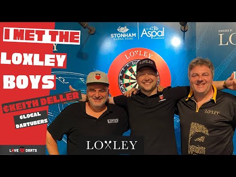 LoveDarts MEETS LOXLEY!!! featuring Keith Deller, Thornton Darts, Adam White and Matador Darts!