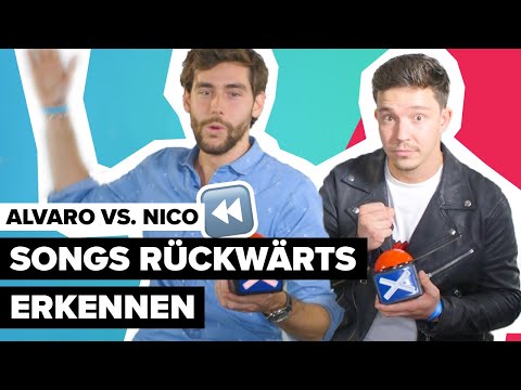 Songs rückwärts: Erkennen Alvaro Soler & Nico Santos diese 8 Hits? | Digster Pop Backwards Challenge