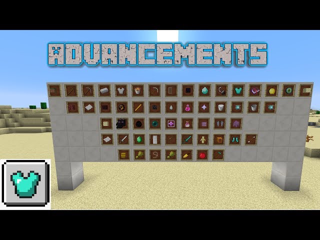 Minecraft Advancement Guide Cover Me With Diamonds