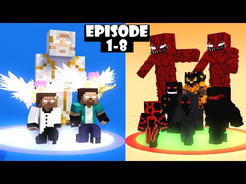 Episode 1-8 Season 7  : (FULL) Hell prison  - Minecraft Animation