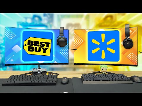 WALMART vs BESTBUY Budget Gaming Setup Challenge!