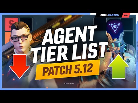 NEW Agent Tier List Patch 5.12! - THE CHAMBER META IS OVER! - MAJOR NERFS & BUFFS IN VALORANT