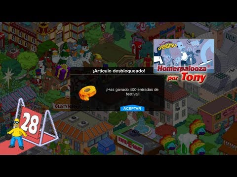 Los Simpson Springfield "Homerpalooza, Cap. 28 - 400 entradas de festival" por Tony