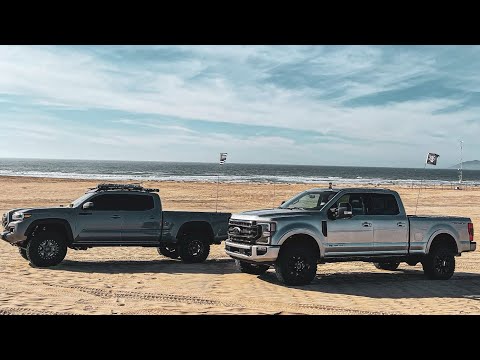2021 FORD F350 TREMOR & 3RD GEN TACOMA TRD OFF ROAD AT PISMO DUNES!