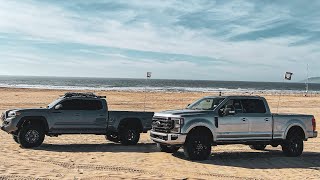 2021 FORD F350 TREMOR & 3RD GEN TACOMA TRD OFF ROAD AT PISMO DUNES!