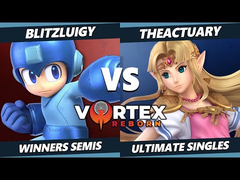 Vortex Legends 8 Winners Semis - BlitzLuigy (Mega Man) Vs. TheActuary (Zelda) SSBU Ultimate