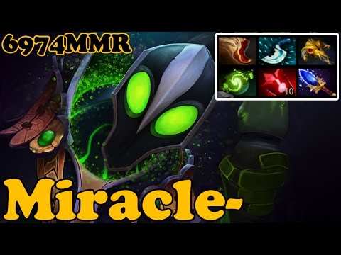 Dota 2 - Miracle- 6974 MMR Plays Rubick vol 3# - Ranked Match Gameplay