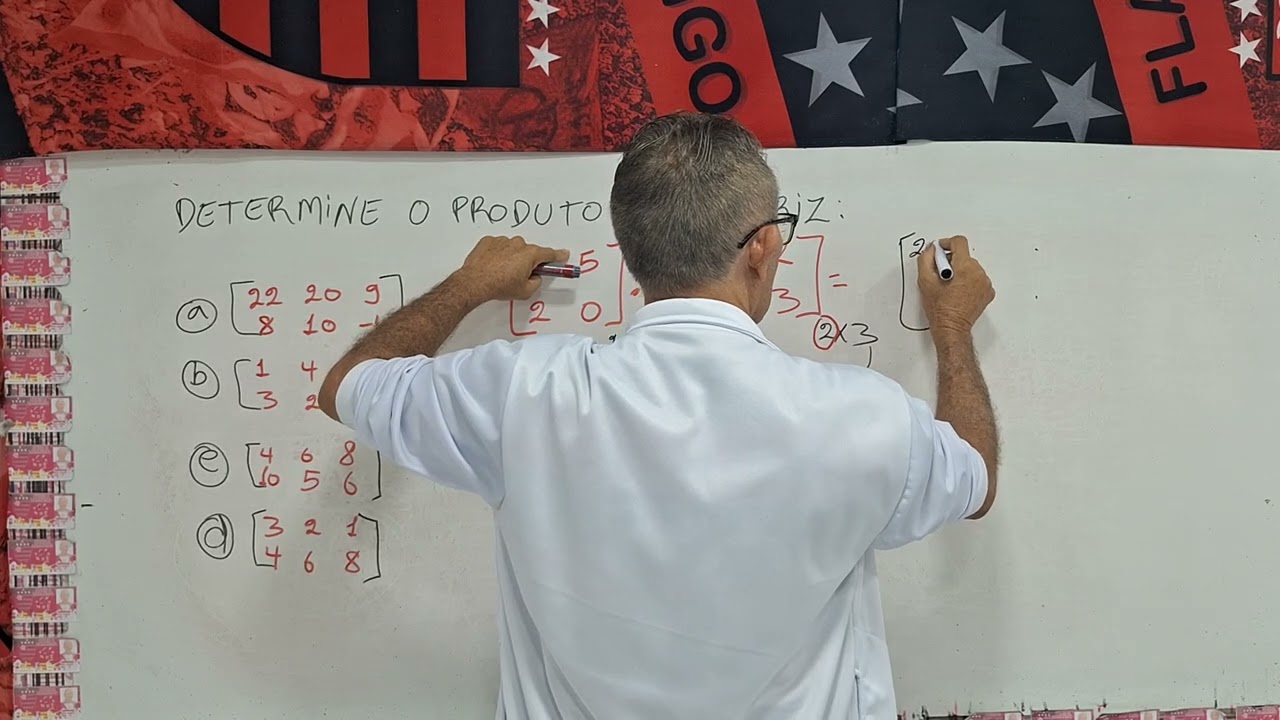 DETERMINANDO O PRODUTO DA MATRIZ