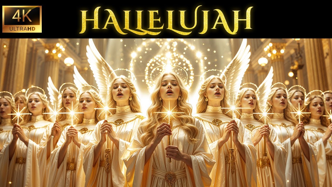 Worship In Heaven 4K – Hallelujah | Angel Songs & Heavenly Choir | Divine Harmony Choir