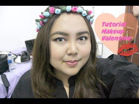 Tutorial Makeup Valentine | Indonesia | All Drugstore Product