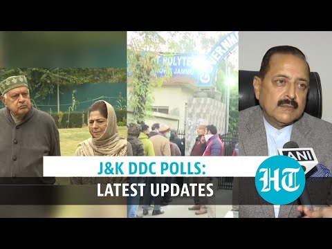 J&K DDC Polls: Gupkar alliance leads; BJP emerges as single largest party | Hindustan Times