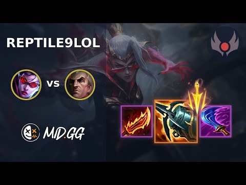 MID.GG: [ reptile9lol ] Vayne BOT vs Swain | EUW GRANDMASTER | LOL Season 2025
