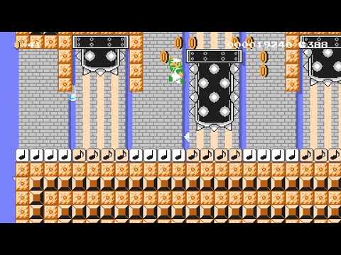 5-C: Lemmy's Sky Skewer Castle by ChasnJason 🍄 Super Mario Maker 2 ✹Switch✹ #bfo