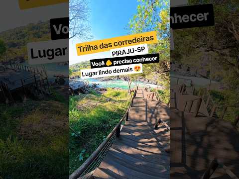 Lugar lindo 😍 "Trilha das corredeiras" em Pirajú-SP