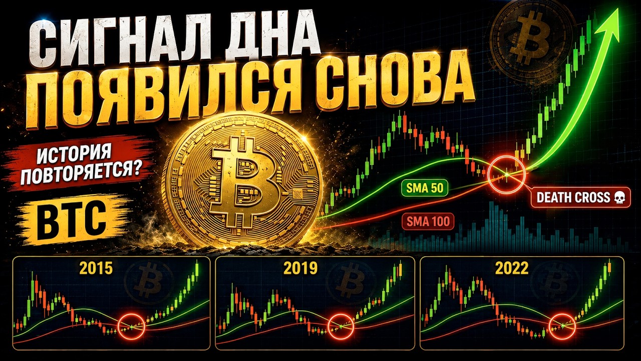 ЭТОТ СИГНАЛ БЫЛ ПЕРЕД ДНОМ BTC… И ОН ПОЯВЛЯЕТСЯ СНОВА