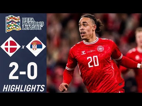 Denmark vs Serbia [2-0] - All Goals Highlights Full Match - UEFA Nations League 2024 HD
