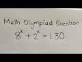 Mexico - A Nice Math Olympiad Exponential Problem