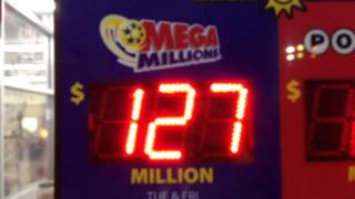 $127 Million  2/27/15 Megamillion