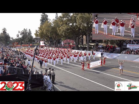 2023 PCC Tournament of Roses Honor Band & Herald Trumpets - 2023 Pasadena Rose Parade