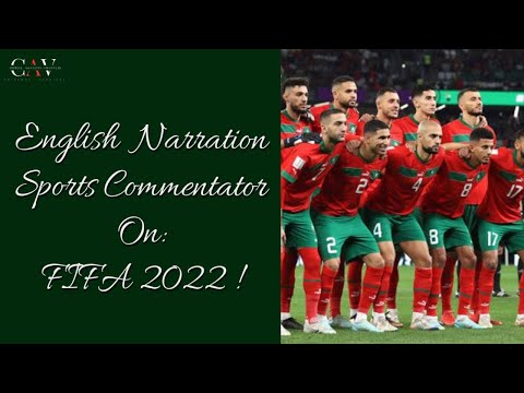 English Sports Commentator Voiceovers - FIFA 2022.